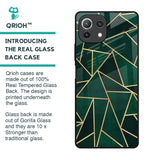 Abstract Green Glass Case For Mi 11 Lite NE 5G