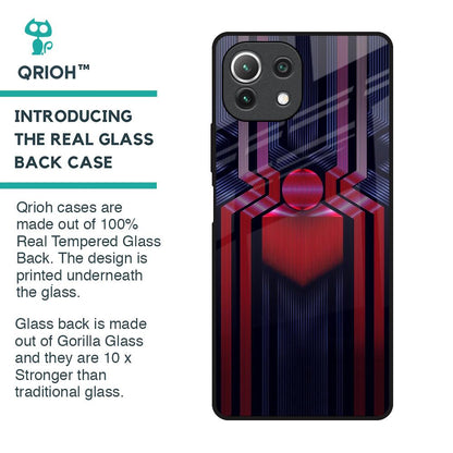 Super Art Logo Glass Case For Mi 11 Lite NE 5G