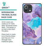 Alcohol ink Marble Glass Case for Mi 11 Lite NE 5G