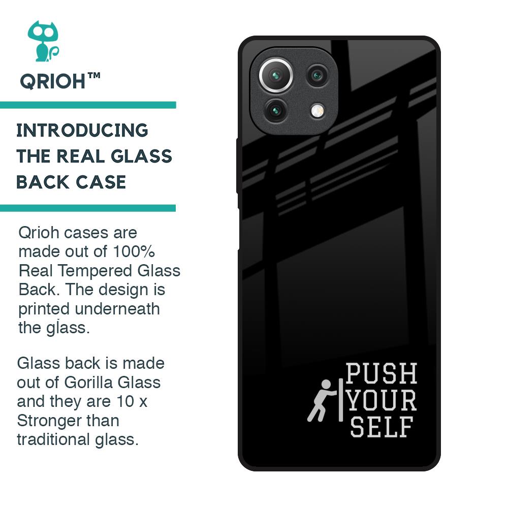 Push Your Self Glass Case for Mi 11 Lite NE 5G