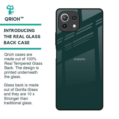 Olive Glass Case for Mi 11 Lite NE 5G