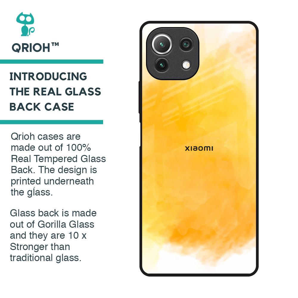 Rustic Orange Glass Case for Mi 11 Lite NE 5G