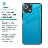 Blue Aqua Glass Case for Mi 11 Lite NE 5G