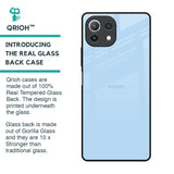Pastel Sky Blue Glass Case for Mi 11 Lite NE 5G