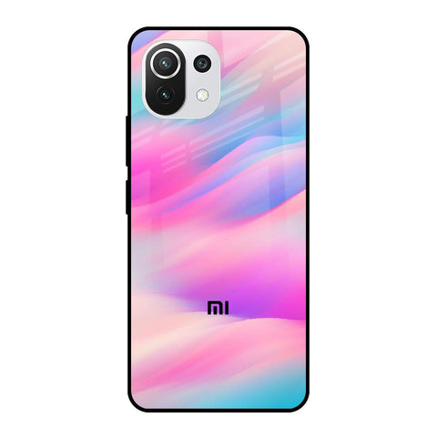 Colorful Waves Mi 11 Lite NE 5G Glass Cases & Covers Online