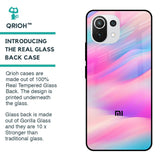 Colorful Waves Glass case for Mi 11 Lite NE 5G