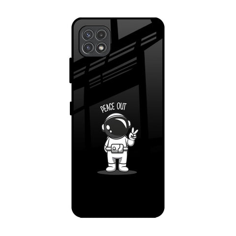 Peace Out Astro Samsung Galaxy F42 5G Glass Back Cover Online