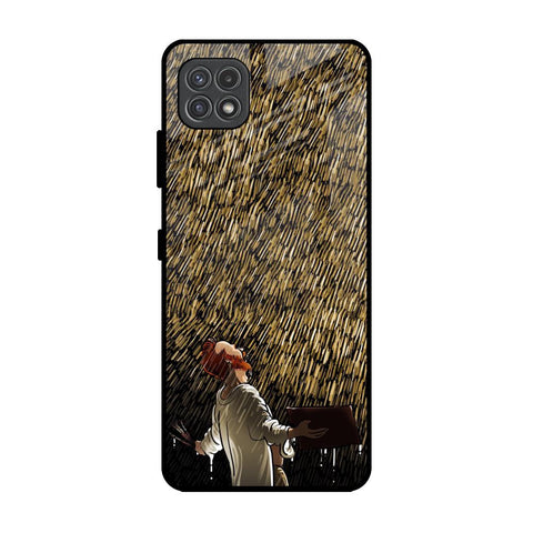 Rain Festival Samsung Galaxy F42 5G Glass Back Cover Online