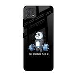 Real Struggle Samsung Galaxy F42 5G Glass Back Cover Online