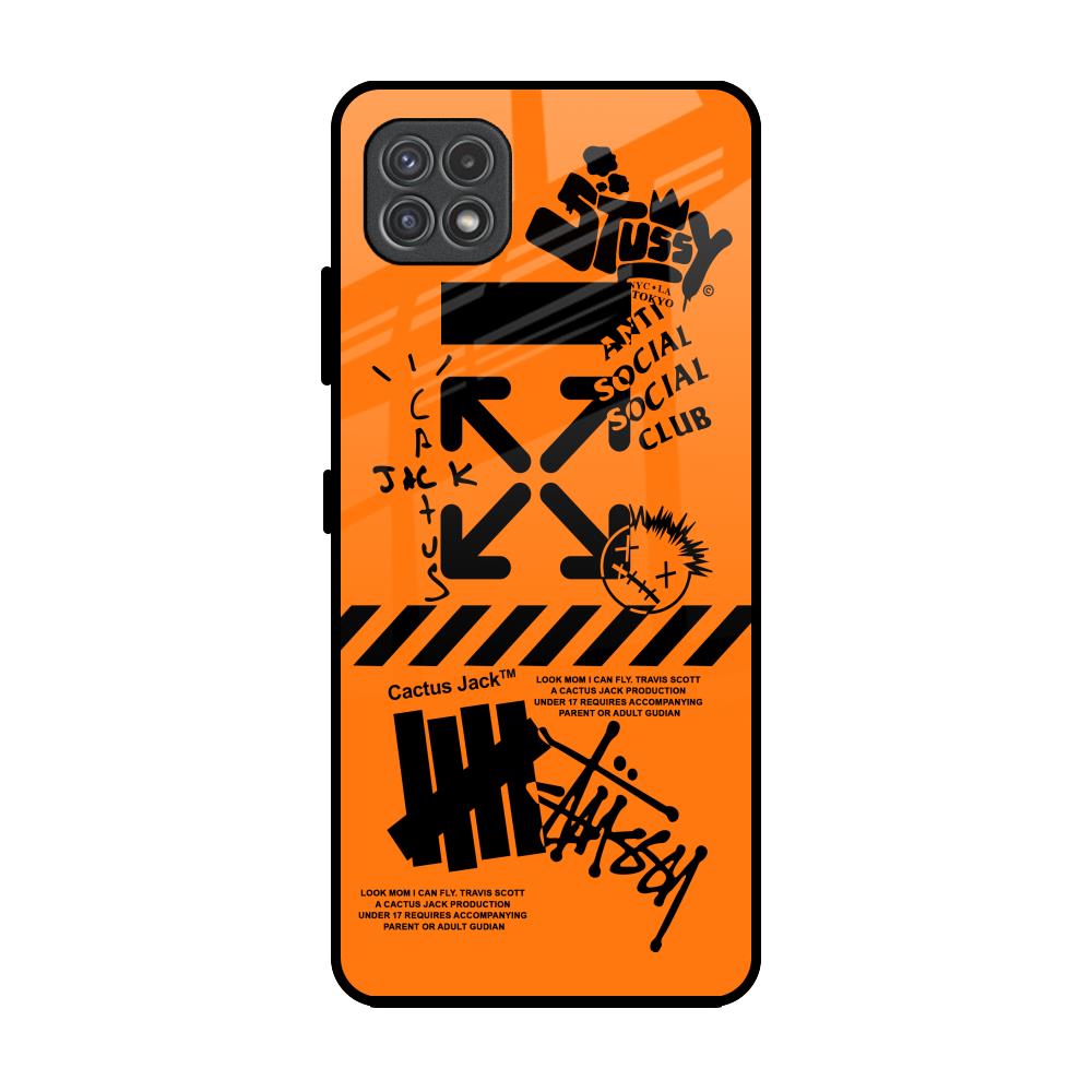 Anti Social Club Samsung Galaxy F42 5G Glass Back Cover Online