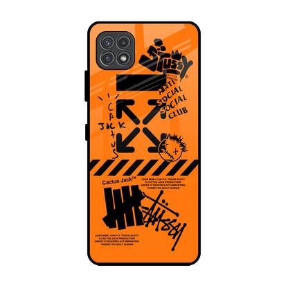 Anti Social Club Samsung Galaxy F42 5G Glass Back Cover Online