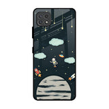 Astronaut Dream Samsung Galaxy F42 5G Glass Back Cover Online