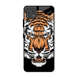 Angry Tiger Samsung Galaxy F42 5G Glass Back Cover Online