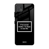 Dope In Life Samsung Galaxy F42 5G Glass Back Cover Online