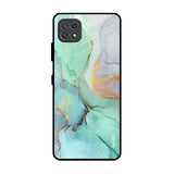 Green Marble Samsung Galaxy F42 5G Glass Back Cover Online