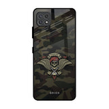 Army Warrior Samsung Galaxy F42 5G Glass Back Cover Online