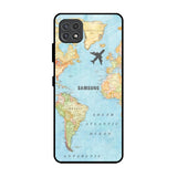 Fly Around The World Samsung Galaxy F42 5G Glass Back Cover Online