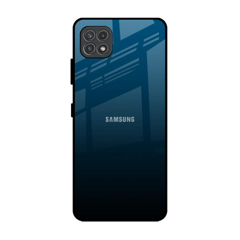 Sailor Blue Samsung Galaxy F42 5G Glass Back Cover Online