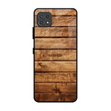 Wooden Planks Samsung Galaxy F42 5G Glass Back Cover Online