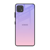 Lavender Gradient Samsung Galaxy F42 5G Glass Back Cover Online