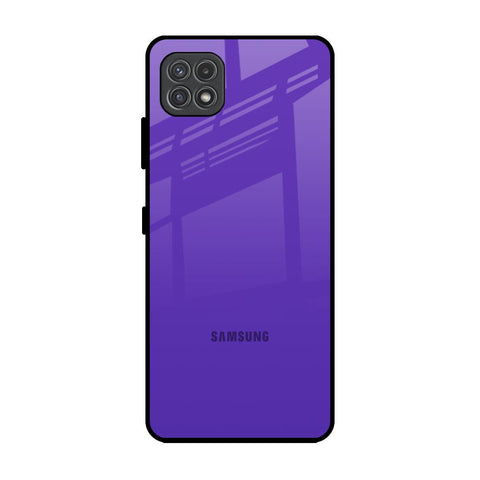 Amethyst Purple Samsung Galaxy F42 5G Glass Back Cover Online