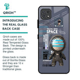Space Travel Glass Case for Samsung Galaxy F42 5G
