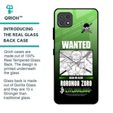 Zoro Wanted Glass Case for Samsung Galaxy F42 5G