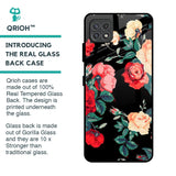 Floral Bunch Glass Case For Samsung Galaxy F42 5G