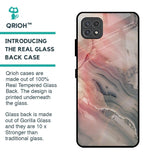 Pink And Grey Marble Glass Case For Samsung Galaxy F42 5G