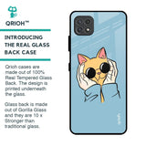 Adorable Cute Kitty Glass Case For Samsung Galaxy F42 5G