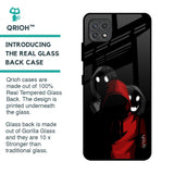 Shadow Character Glass Case for Samsung Galaxy F42 5G