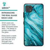 Ocean Marble Glass Case for Samsung Galaxy F42 5G