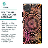 Floral Mandala Glass Case for Samsung Galaxy F42 5G