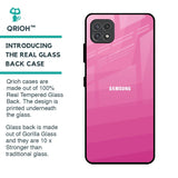 Pink Ribbon Caddy Glass Case for Samsung Galaxy F42 5G