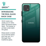Palm Green Glass Case For Samsung Galaxy F42 5G