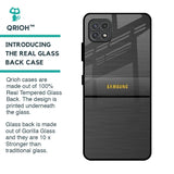 Grey Metallic Glass Case For Samsung Galaxy F42 5G