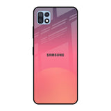 Sunset Orange Samsung Galaxy F42 5G Glass Cases & Covers Online
