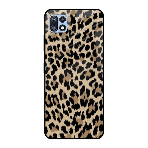 Leopard Seamless Samsung Galaxy F42 5G Glass Cases & Covers Online