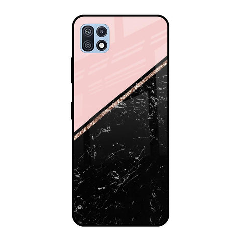 Marble Texture Pink Samsung Galaxy F42 5G Glass Cases & Covers Online