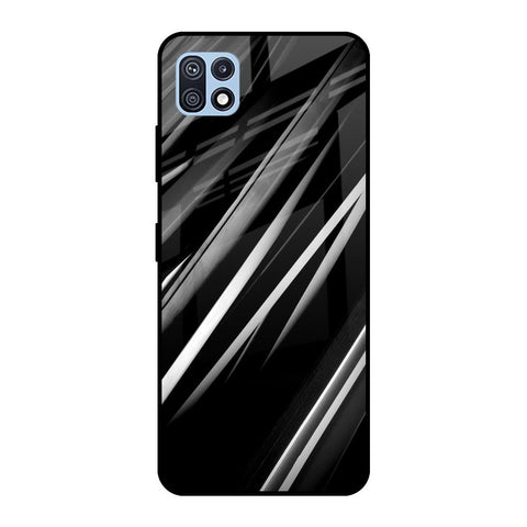 Black & Grey Gradient Samsung Galaxy F42 5G Glass Cases & Covers Online