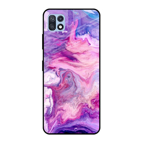 Cosmic Galaxy Samsung Galaxy F42 5G Glass Cases & Covers Online