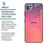 Sunset Orange Glass Case for Samsung Galaxy F42 5G