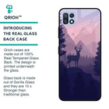 Deer In Night Glass Case For Samsung Galaxy F42 5G