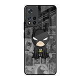 Cartoon Art Mi 11i HyperCharge Glass Back Cover Online