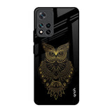 Golden Owl Mi 11i HyperCharge Glass Back Cover Online