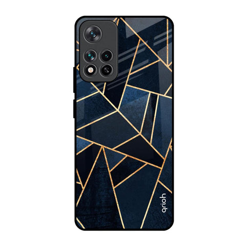 Abstract Tiles Mi 11i HyperCharge Glass Back Cover Online