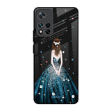 Queen Of Fashion Mi 11i HyperCharge Glass Back Cover Online