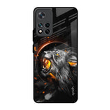 Aggressive Lion Mi 11i HyperCharge Glass Back Cover Online