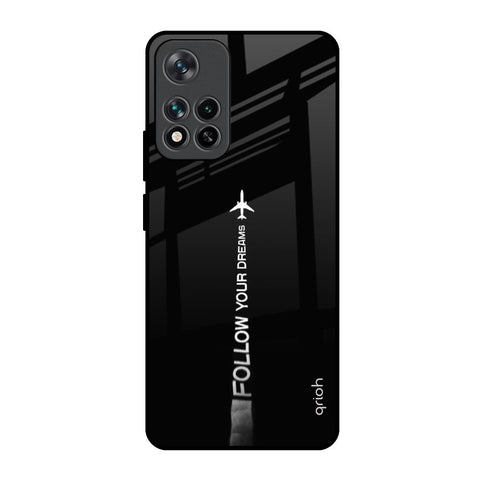 Follow Your Dreams Mi 11i HyperCharge Glass Back Cover Online