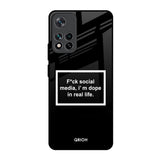 Dope In Life Mi 11i HyperCharge Glass Back Cover Online